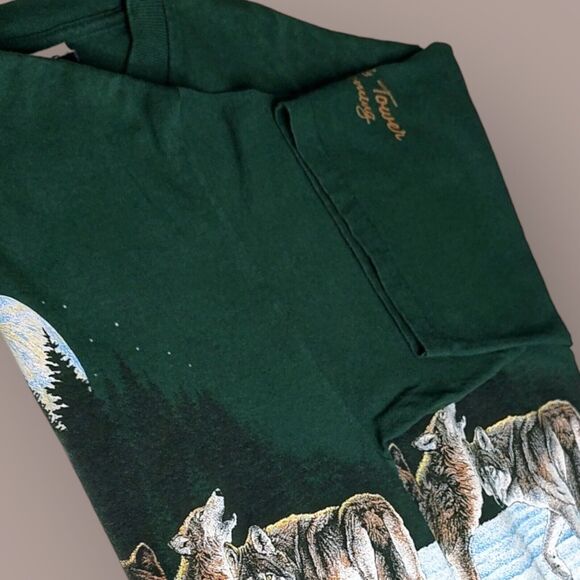 Vintage Habitat 1991 Devils Tower Wyoming Signal Sports Single Stitch LG T Shirt - Picture 7 of 13